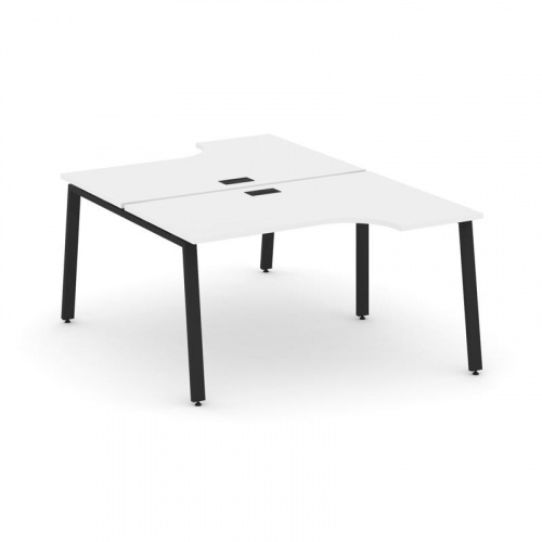 Style Project Рабочая станция эргоном. SN-6A.DRPA-022 Дуб Табак/Металл Белый 1580*1632/1992*750 фото 2