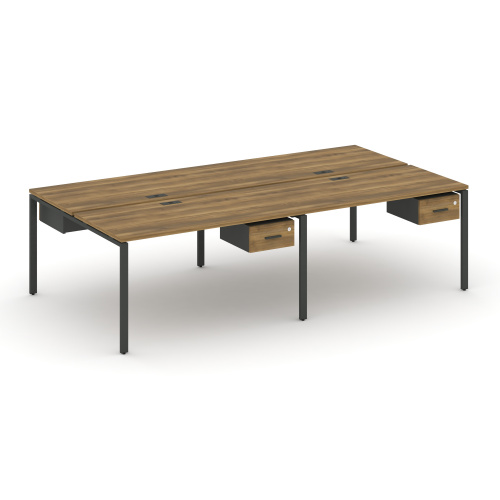 Бенч-система на 4 места с подвесными тумбами Concept CN.DRS-131