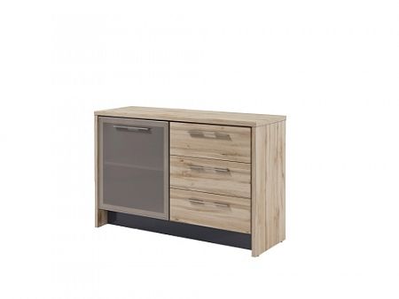 Тумба с дверью в профиле и 3 ящиками Т-12-04