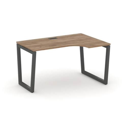 Style Project Стол рабочий эргоном. SN-5T2.SPA-002(R) Акация Лорка/Металл Антрацит/Заглушка Пластик фото 23