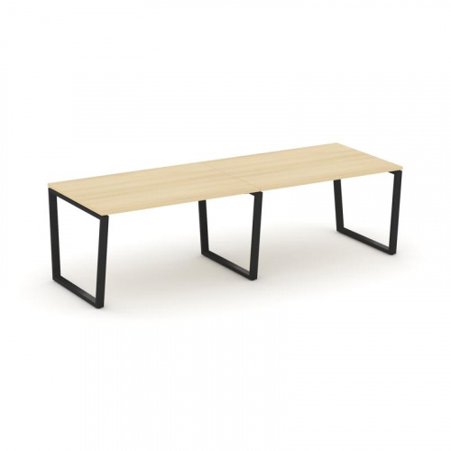 Style Project Стол переговорный SN-6T2.SPRG-012.3 Акация Лорка/Металл Антрацит 2360*980*750 фото 4