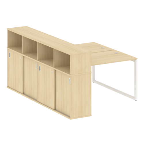 Бенч-система с шкафом-купе на О-обр. м/к Metal System Quattro 40БО.РС-СШК-4.2 фото 15