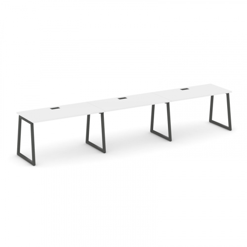 Style Project Рабочая станция 1 сторон. SN-4T1.ORS-032 Акация Лорка/Металл Антрацит/Заглушка Пластик фото 13