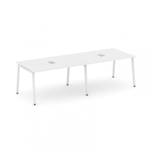 Style Project Стол переговорный SN-4A.SPRG-011 Дуб Табак/Металл Белый 1960*980*750 фото 18