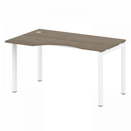 Стол криволинейный левый на П-обр. м/к Metal System Quattro 50БП.СА-2 (L)