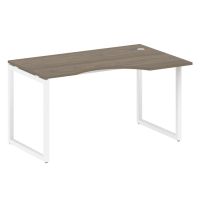 Стол криволинейный правый на О-обр. м/к Metal System Quattro 40БО.СА-2 (R)